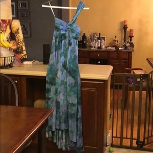 Tracy Reese One shoulder long dress